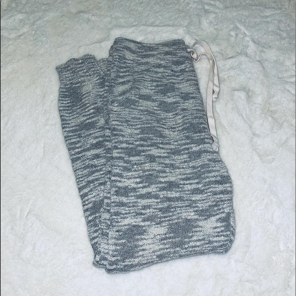 FREE PEOPLE FUZZY KNIT JOGGERS